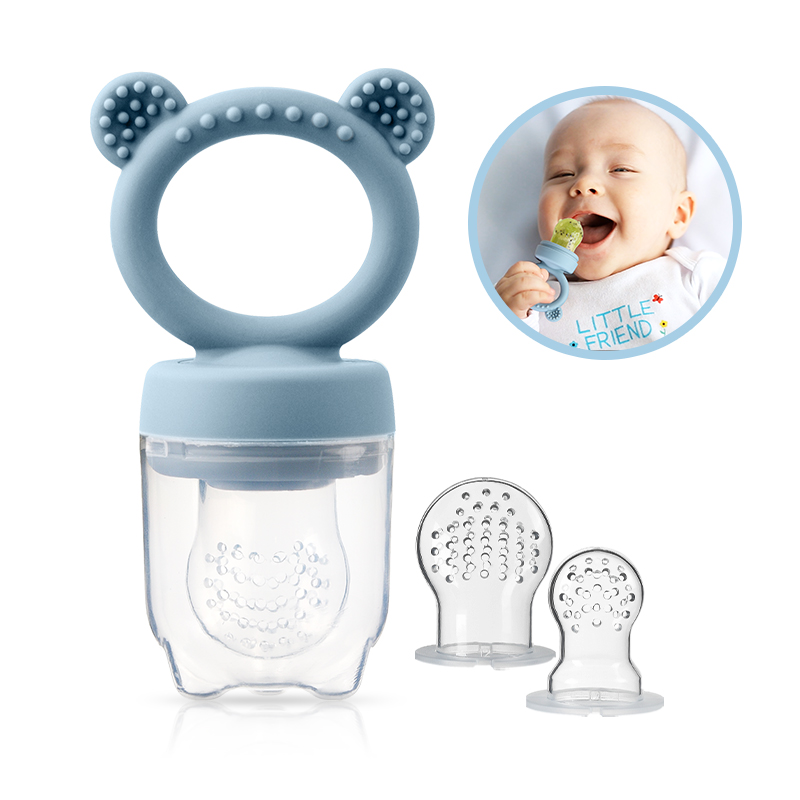 Baby Food Guide - مغذي فواكه للأطفال على شكل دب