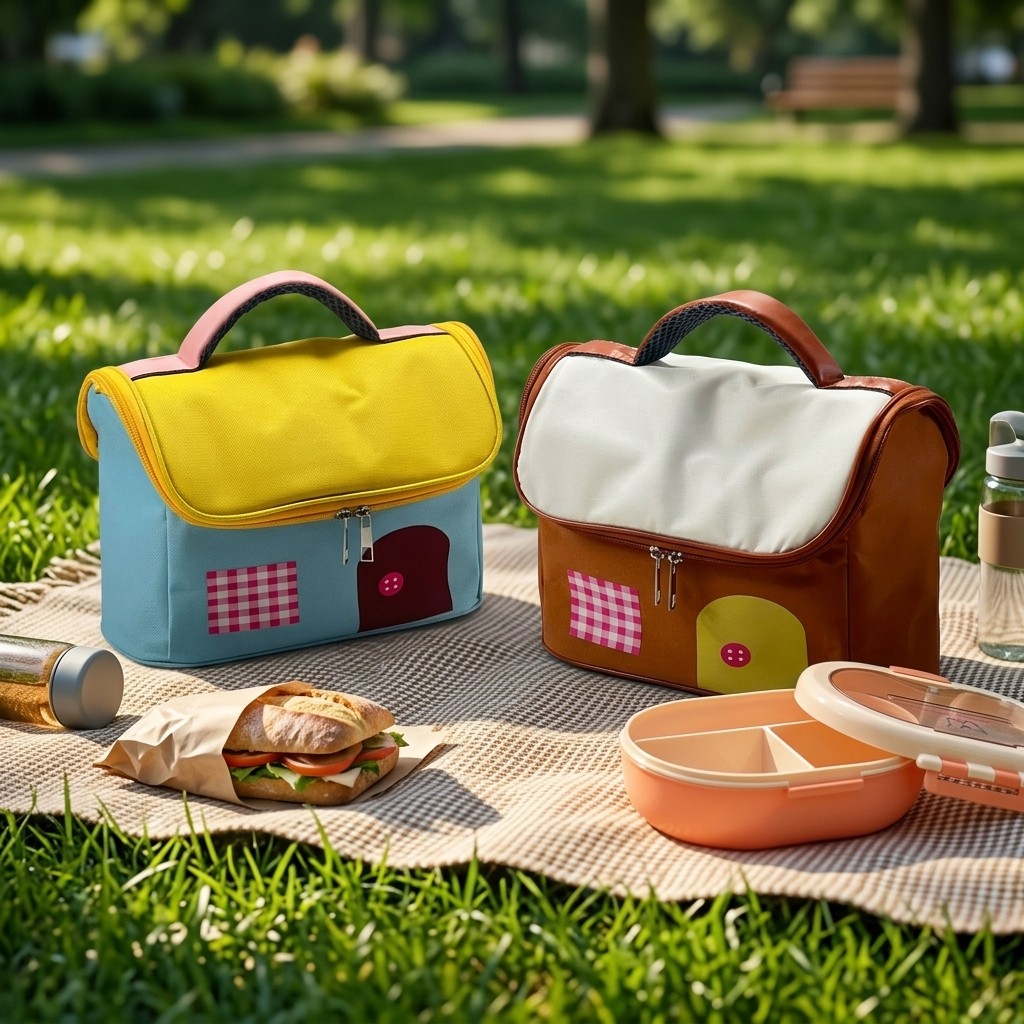 Baby Food Zip Lock Bag - حقيبة غداء حرارية معزولة، صندوق بنتو