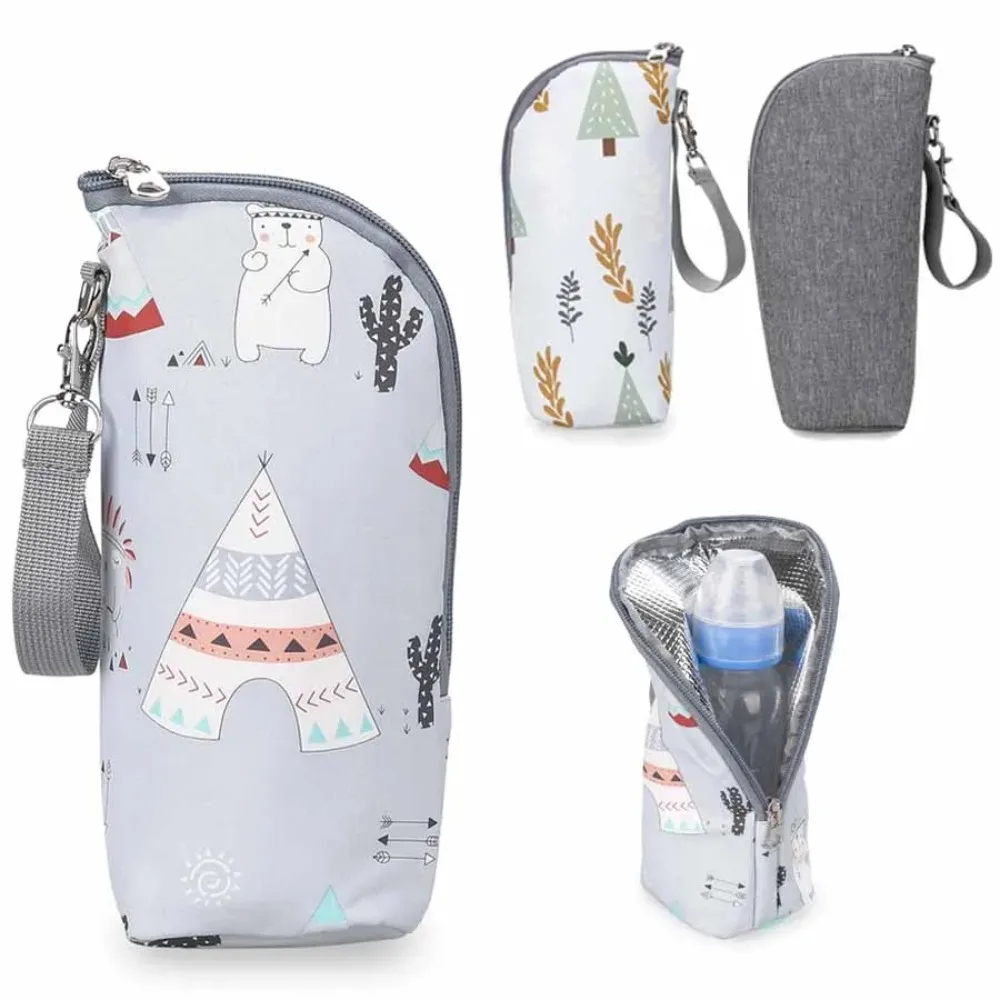 Baby Food Zip Lock Bag - حقيبة تدفئة زجاجات الأطفال المحمولة، حقيبة