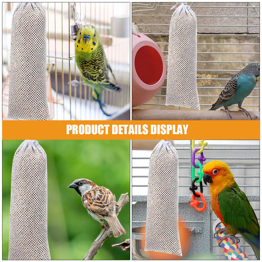 Mesh Feeder Bag - 8 قطع من أكياس تغذية الطيور