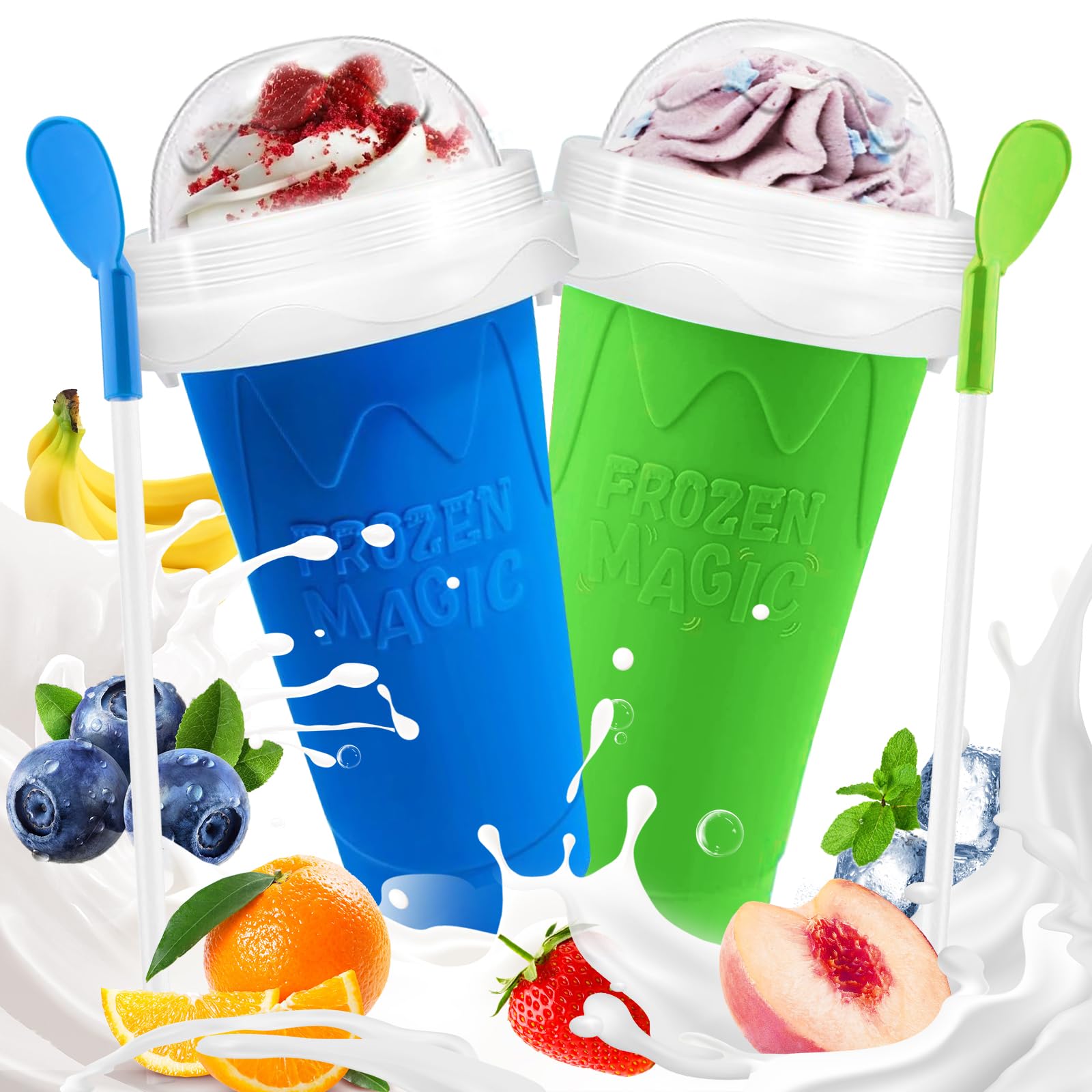 Training Cup Straw - كوب Slushie DIY ماجيك Slushy صانع