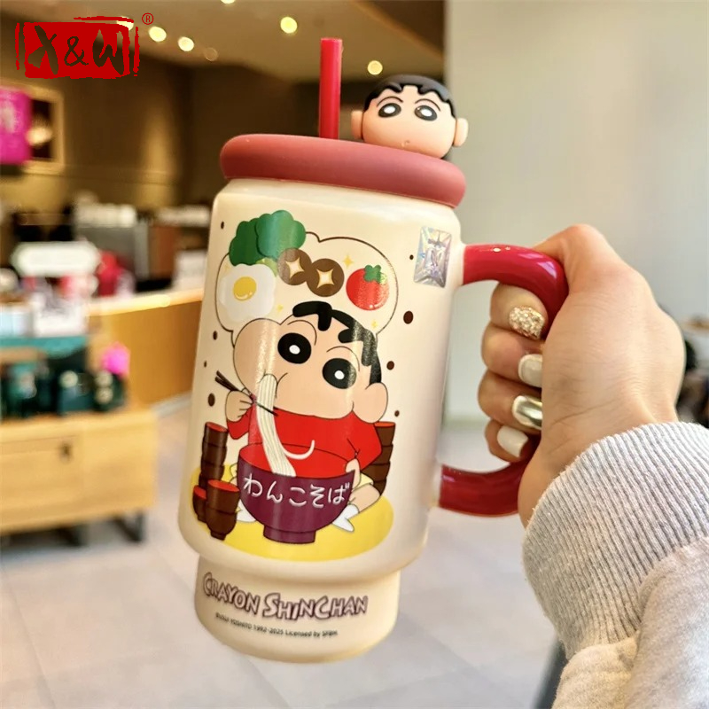 Training Cup Straw - كوب ماء سيراميك من X&W بتصميم