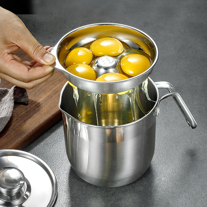 Baby Food Filter - 304 الفولاذ المقاوم للصدأ البيض الأبيض