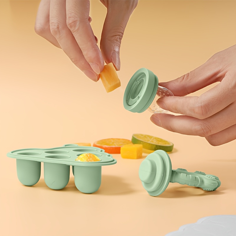 2 قطعة/1 قطعة قالب فريزر خضروا - مراجعة Baby Food Guide وسعره