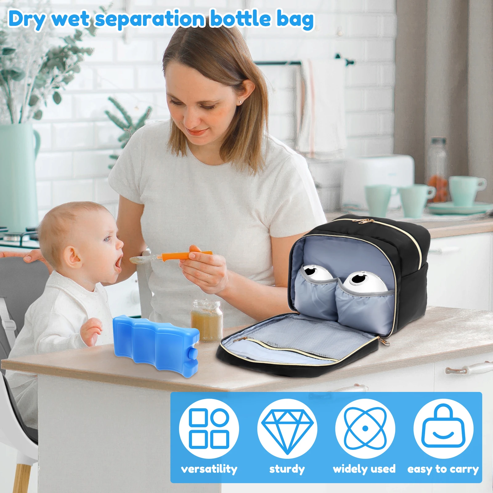 حقيبة تخزين مضخة الثدي مع عبوة - مراجعة Baby Food Zip Lock Bag وسعره