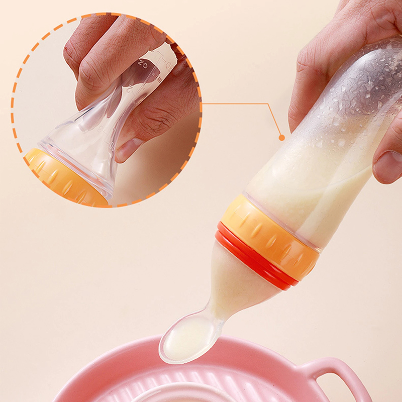 الضغط على زجاجة تستخدم في الرض - مراجعة Baby Food Guide وسعره