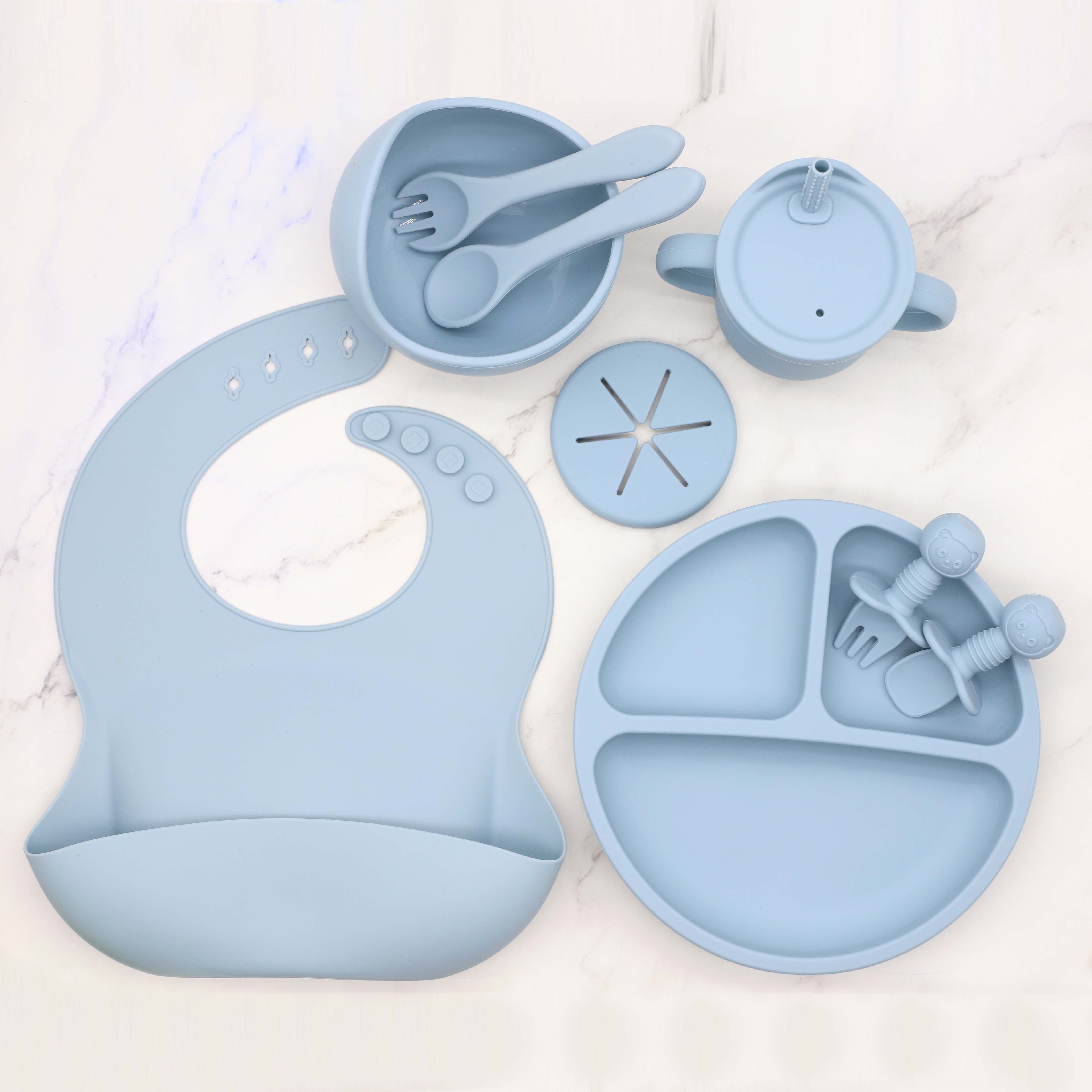 أدوات مائدة جديدة من السيليكون - مراجعة Baby Food Guide وسعره