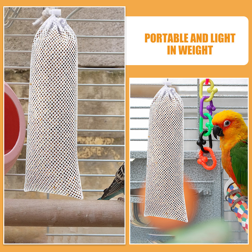 8 قطع من أكياس تغذية الطيور ال - مراجعة Mesh Feeder Bag وسعره