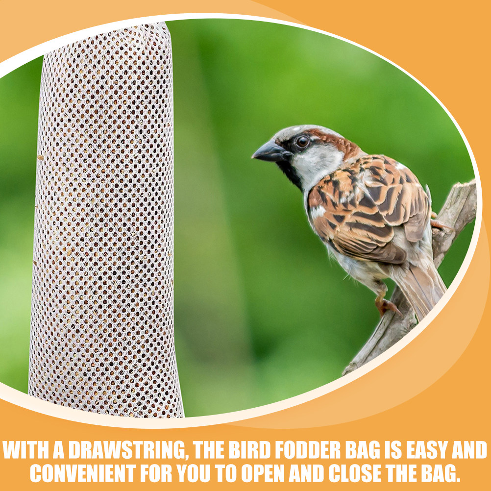 8 قطع من أكياس تغذية الطيور ال - مراجعة Mesh Feeder Bag وسعره