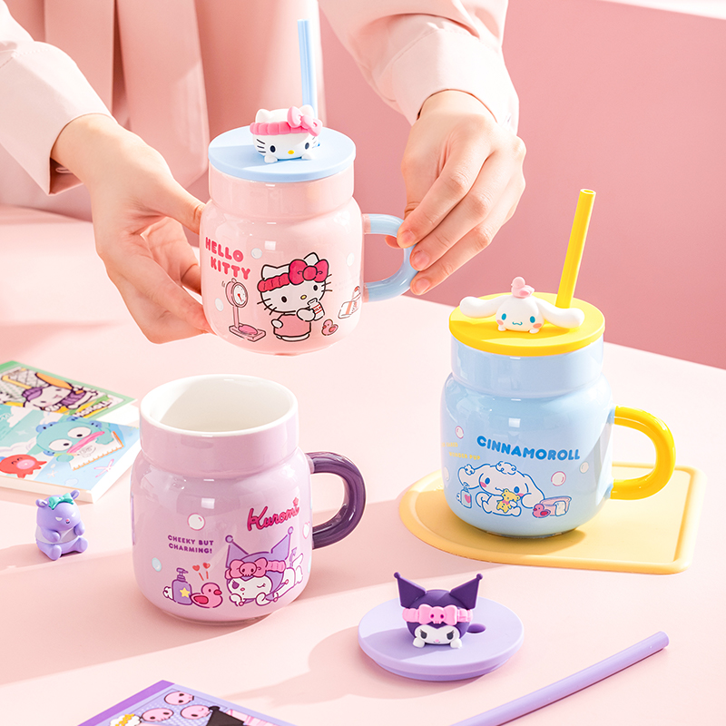 سانريو 450 مللي كوب سيراميك مر - مراجعة Training Cup Straw وسعره