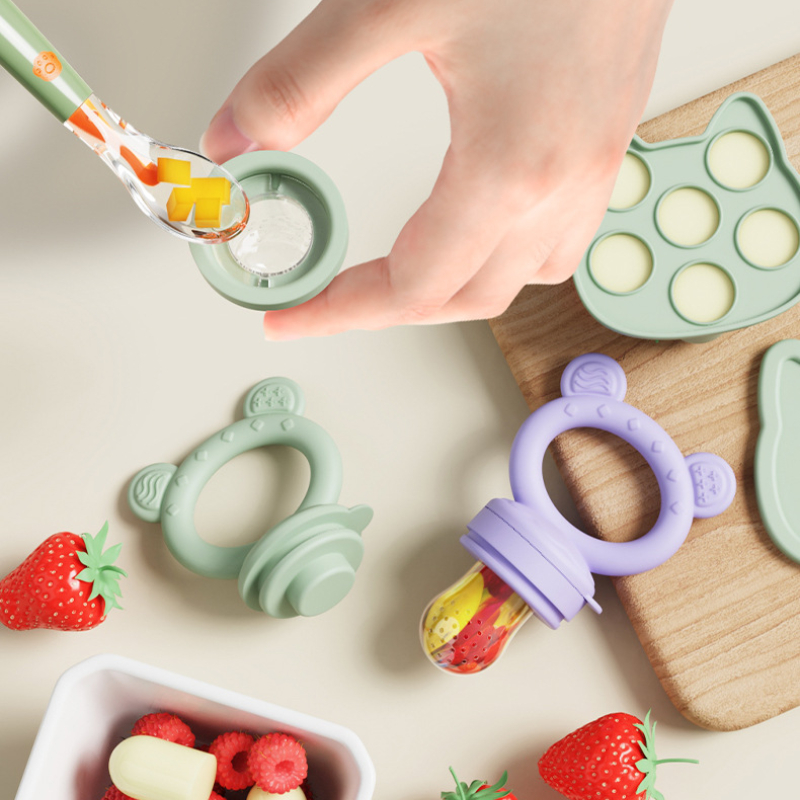 مصاصة الطفل الفاكهة المغذية مع - مراجعة Baby Food Guide وسعره